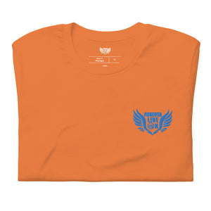 FLO Wings Embroidered T-shirt (Blue Edition)