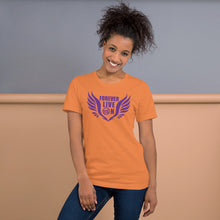 Load image into Gallery viewer, FLO Wings T-shirt (Purple)