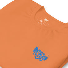 Load image into Gallery viewer, FLO Wings Embroidered T-shirt (Blue Edition)