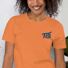 Load image into Gallery viewer, FLO Embroidered T-shirt (Royal Blue)