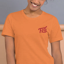 Load image into Gallery viewer, FLO Embroidered T-shirt (Red)