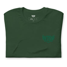 Load image into Gallery viewer, FLO Wings Embroidered T-shirt (Green Edition)