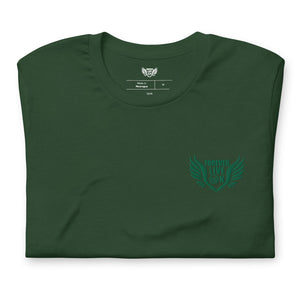 FLO Wings Embroidered T-shirt (Green Edition)