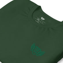 Load image into Gallery viewer, FLO Wings Embroidered T-shirt (Green Edition)