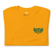 Load image into Gallery viewer, FLO Wings Embroidered T-shirt (Green Edition)