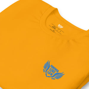 FLO Wings Embroidered T-shirt (Blue Edition)