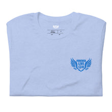 Load image into Gallery viewer, FLO Wings Embroidered T-shirt (Blue Edition)