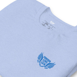 FLO Wings Embroidered T-shirt (Blue Edition)