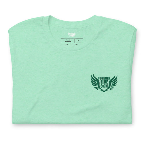 FLO Wings Embroidered T-shirt (Green Edition)