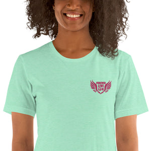 FLO Wings Embroidered T-shirt (Pink)