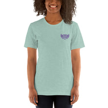 Load image into Gallery viewer, FLO Wings Embroidered T-shirt (Purple Edition)