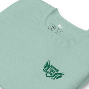 FLO Wings Embroidered T-shirt (Green Edition)