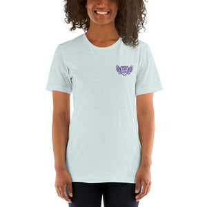 FLO Wings Embroidered T-shirt (Purple Edition)