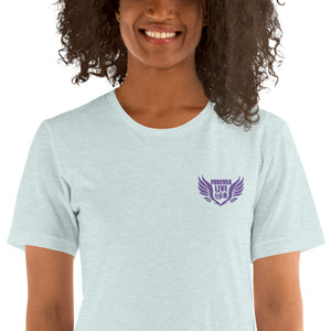 FLO Wings Embroidered T-shirt (Purple Edition)