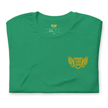 Load image into Gallery viewer, FLO Wings Embroidered T-shirt (Gold Edition)