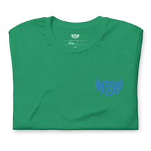 Load image into Gallery viewer, FLO Wings Embroidered T-shirt (Blue Edition)