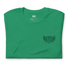 Load image into Gallery viewer, FLO Wings Embroidered T-shirt (Green Edition)