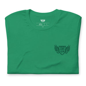 FLO Wings Embroidered T-shirt (Green Edition)