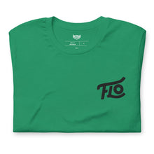 Load image into Gallery viewer, FLO Embroidered T-shirt (Black)