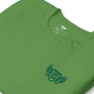 FLO Wings Embroidered T-shirt (Green Edition)