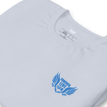 Load image into Gallery viewer, FLO Wings Embroidered T-shirt (Blue Edition)