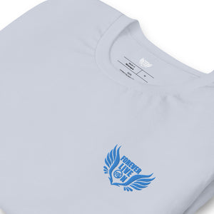 FLO Wings Embroidered T-shirt (Blue Edition)