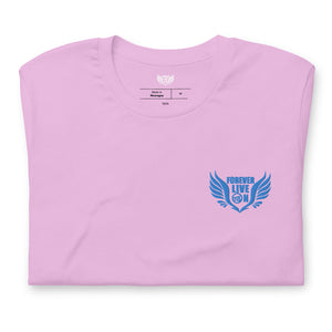 FLO Wings Embroidered T-shirt (Blue Edition)