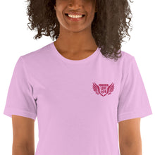 Load image into Gallery viewer, FLO Wings Embroidered T-shirt (Pink)