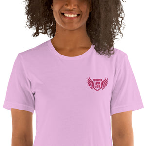 FLO Wings Embroidered T-shirt (Pink)