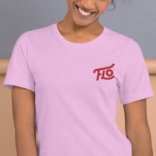 Load image into Gallery viewer, FLO Embroidered T-shirt (Red)