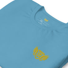 Load image into Gallery viewer, FLO Wings Embroidered T-shirt (Gold Edition)