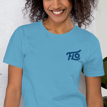 Load image into Gallery viewer, FLO Embroidered T-shirt (Royal Blue)