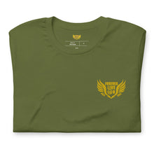 Load image into Gallery viewer, FLO Wings Embroidered T-shirt (Gold Edition)