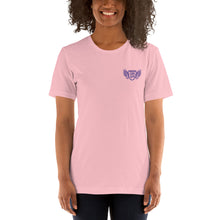 Load image into Gallery viewer, FLO Wings Embroidered T-shirt (Purple Edition)