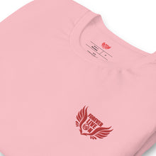 Load image into Gallery viewer, FLO Wings Embroidered T-shirt (Red Edition)