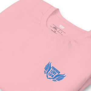 FLO Wings Embroidered T-shirt (Blue Edition)