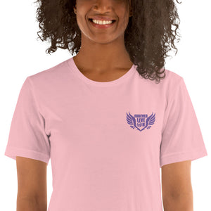 FLO Wings Embroidered T-shirt (Purple Edition)