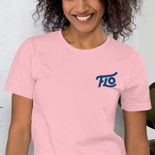 Load image into Gallery viewer, FLO Embroidered T-shirt (Royal Blue)
