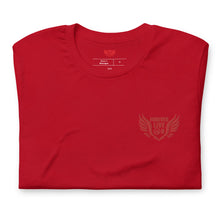 Load image into Gallery viewer, FLO Wings Embroidered T-shirt (Red Edition)