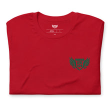 Load image into Gallery viewer, FLO Wings Embroidered T-shirt (Green Edition)