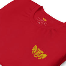 Load image into Gallery viewer, FLO Wings Embroidered T-shirt (Gold Edition)