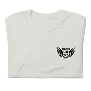 FLO Wings Embroidered T-shirt (Black)