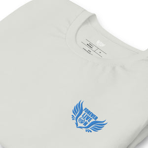 FLO Wings Embroidered T-shirt (Blue Edition)