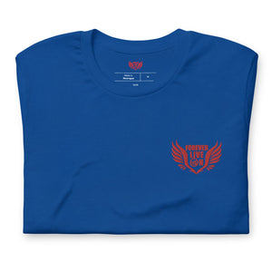 FLO Wings Embroidered T-shirt (Red Edition)