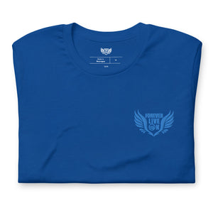 FLO Wings Embroidered T-shirt (Blue Edition)