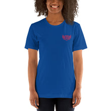 Load image into Gallery viewer, FLO Wings Embroidered T-shirt (Pink)