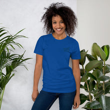 Load image into Gallery viewer, FLO Embroidered T-shirt (Royal Blue)