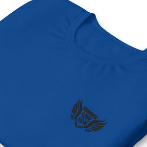 FLO Wings Embroidered T-shirt (Black)