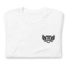 Load image into Gallery viewer, FLO Wings Embroidered T-shirt (Black)