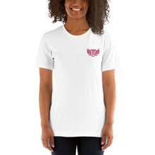 Load image into Gallery viewer, FLO Wings Embroidered T-shirt (Pink)